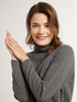 Pure cashmere turtleneck sweater image number 0