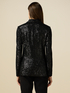 Double-breasted sequin blazer image number 1