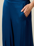 Pantalon palazzo en satin de viscose image number 2