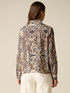 Patterned satin shirt image number 1