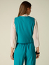 Crepe fabric vest image number 1