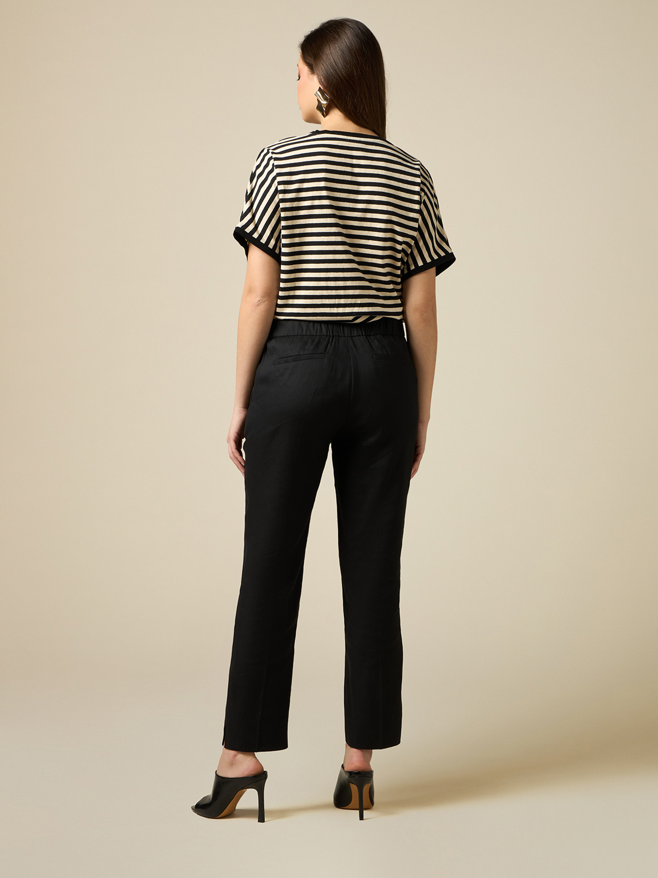 Pantal&oacute;n en mezcla de lino image number 1