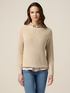Pull col rond en lurex avec boutons au dos image number 0