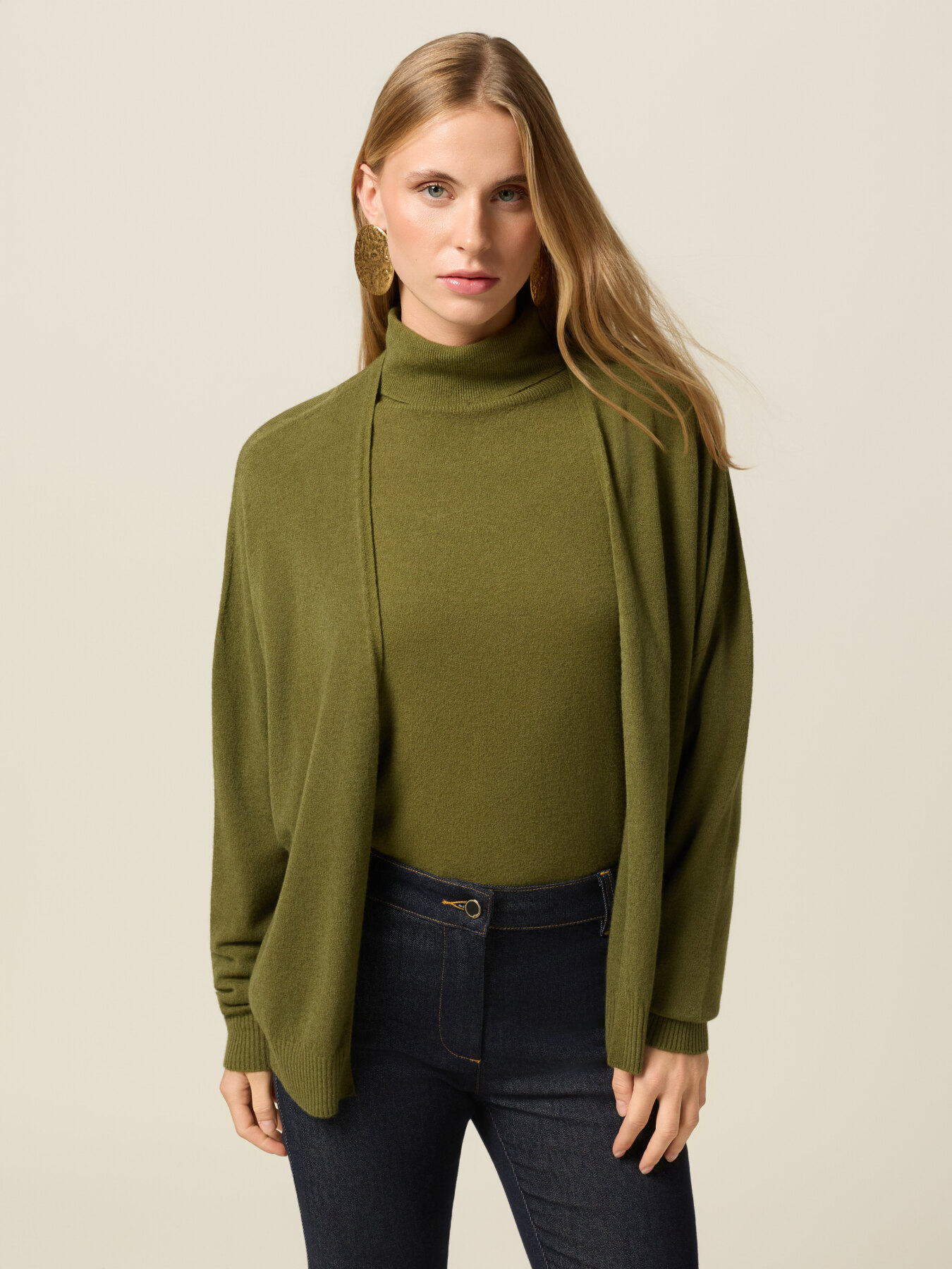 Viscose blend cardigan image number 0