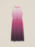 Robe longue pliss&eacute;e d&eacute;grad&eacute;e image number 4