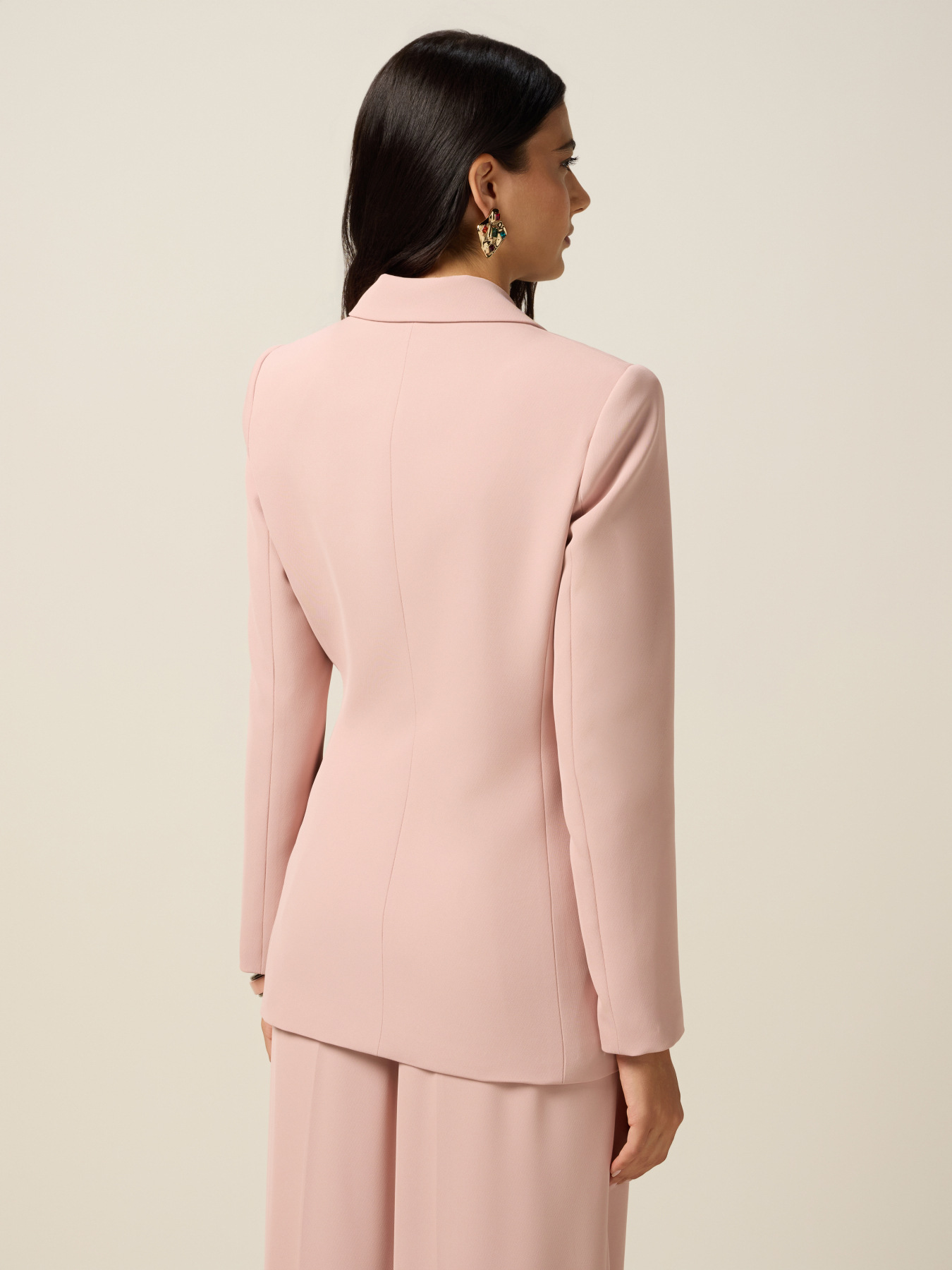 Blazer with jewel buckle image number 1
