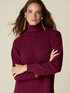 Oversized dress in viscose blend knit image number 2