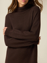 Oversize-Kleid Rollkragenpullover aus Strick image number 2