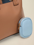 Borsa con mini pouch coordinata image number 3
