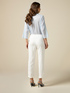 Pantalon en twill de viscose image number 1