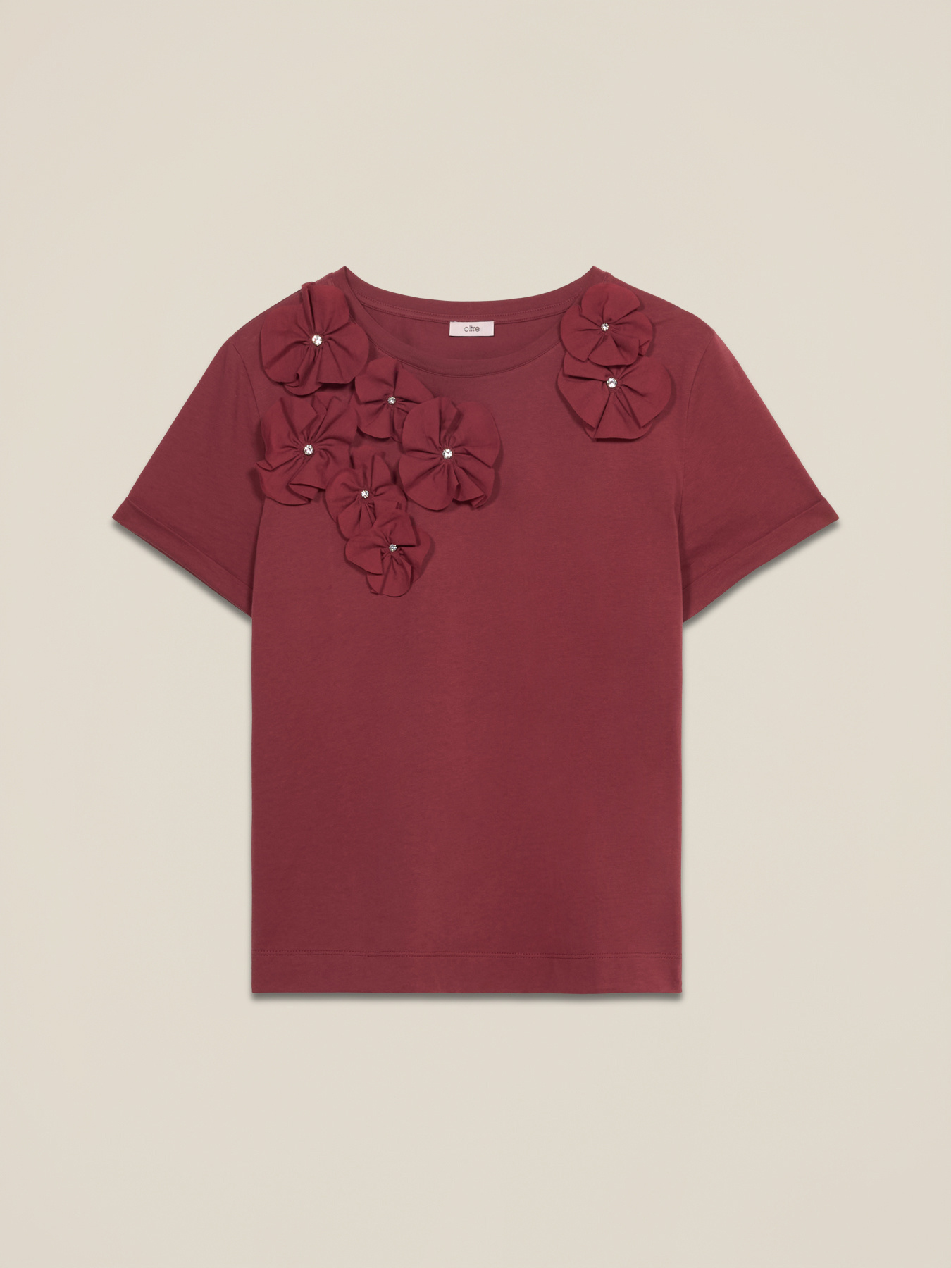 Eddie Bauer T-Shirt Con Applicazioni Donna - 100% Cotone, Modello 108649_S