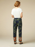Patterned viscose joggers image number 1
