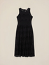 Vestito flare in pizzo sangallo image number 4