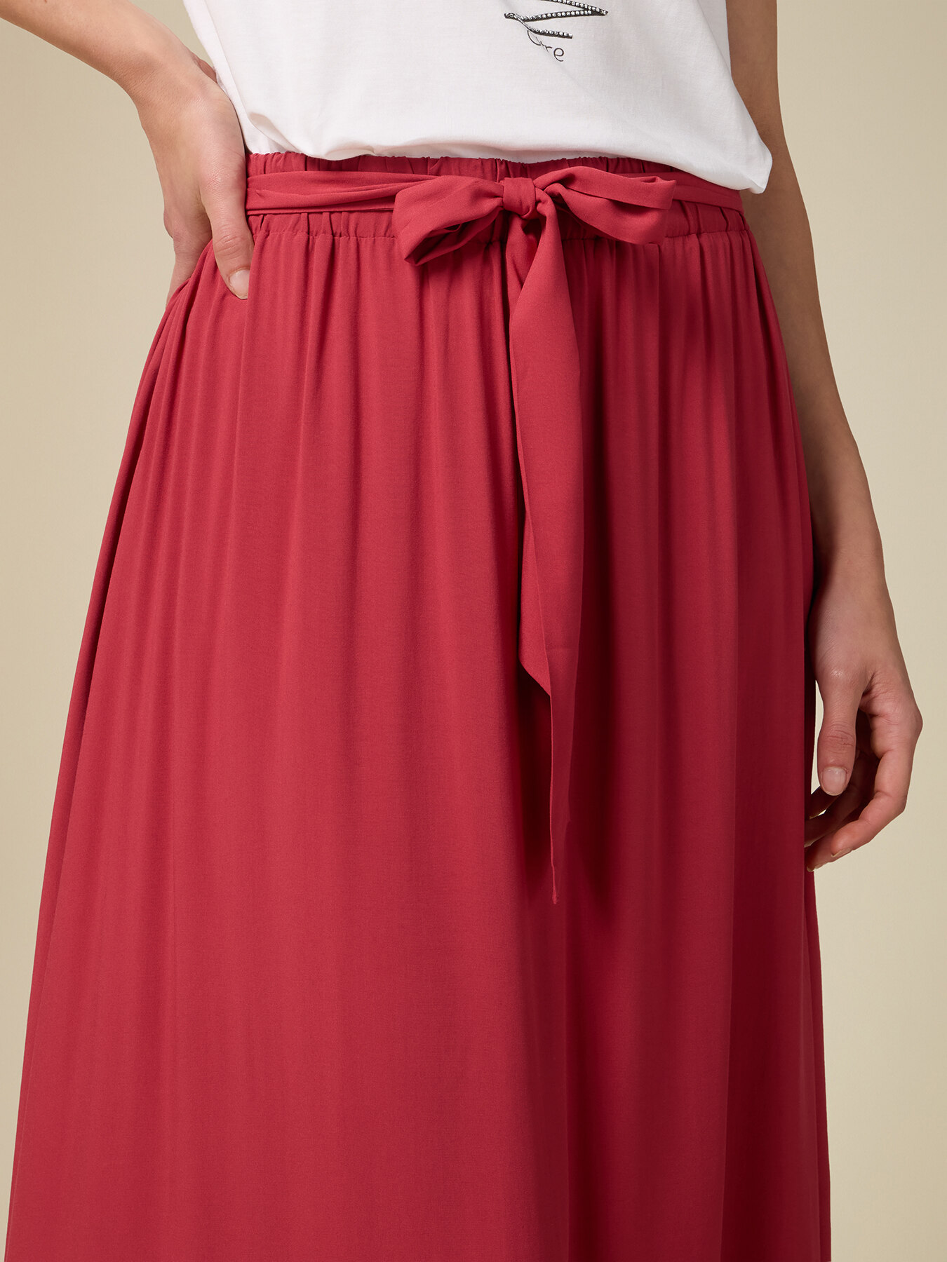 Long viscose skirt image number 2