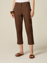 Pantalon capri en m&eacute;lange de coton image number 3