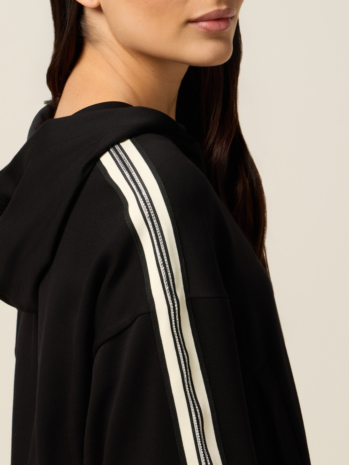 Soft touch zip-up hoodie image number 2