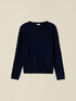 Cable-knit wool and cashmere sweater image number 3