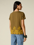 Cotton t-shirt with lace image number 1