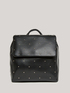 Leather-effect rucksack with studs image number 1
