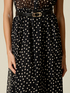 Polka dot midi shirt dress image number 2