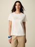 T-shirt with embroidered lettering image number 0