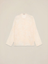 Camicia jacquard con collo alla coreana image number 4