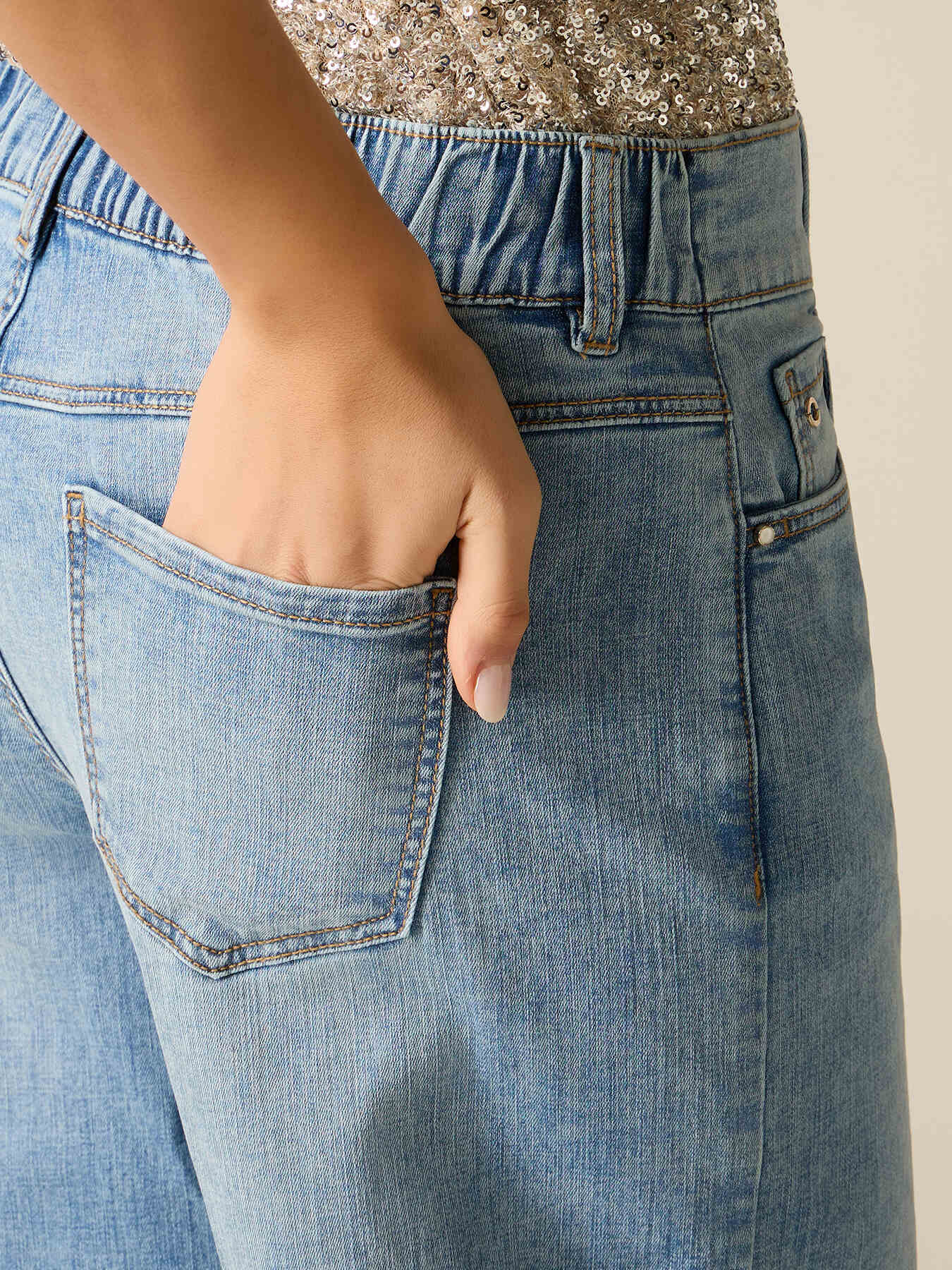 Jeans a palazzo image number 2