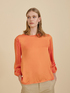 Bluse aus Viskose-Satin image number 0