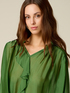 Silk and viscose voile blouse image number 2
