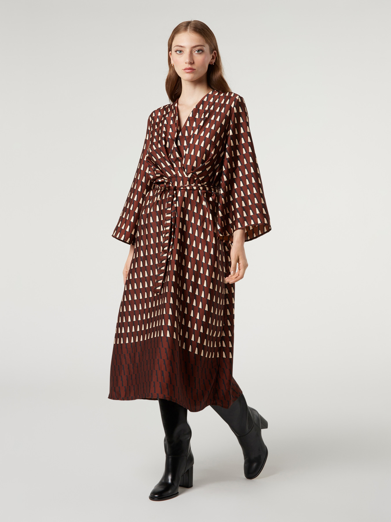 Vestito midi fantasia image number 0