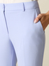 Cropped pants in cr&ecirc;pe fabric image number 2