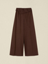 Wide leg trousers with waistband image number 4