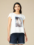 T-shirt bi-mati&egrave;re avec impression image number 0