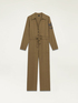 Tencel blend jumpsuit with emblems image number 4