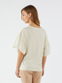 Candy T-shirt with lettering application image number 1