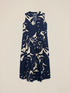 Flare dress in patterned poplin image number 4