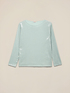 Maglia in cotone con paillettes image number 3