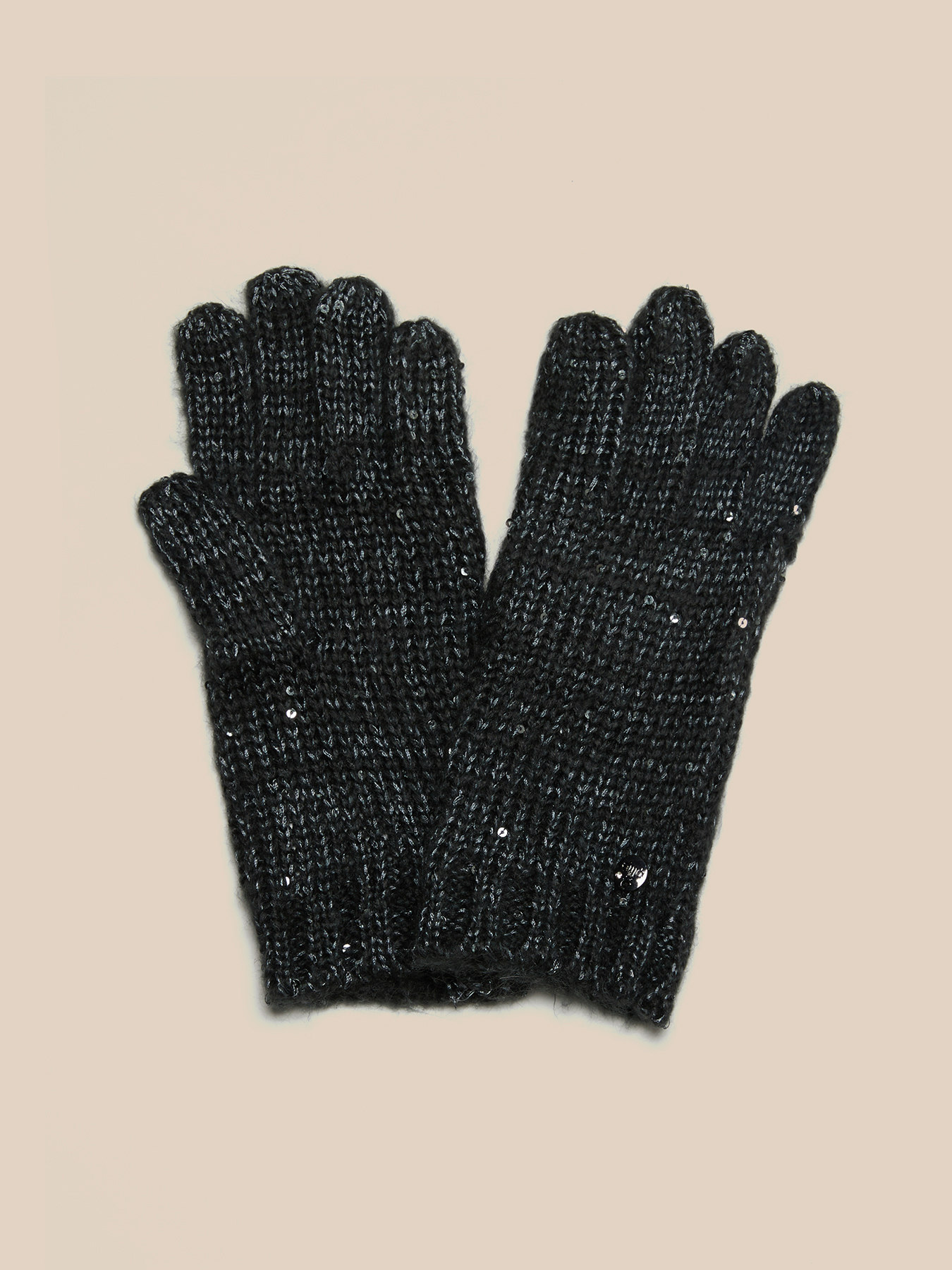 Handschuhe mit Mikro-Pailletten image number 0