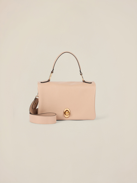 Genuine leather shoulder bag