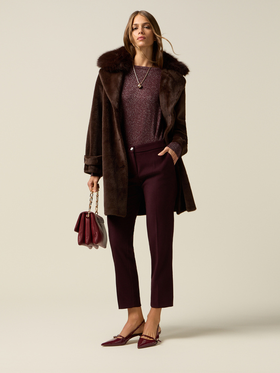 Regular corduroy pants