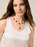 Necklace with blue stones image number 0
