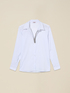 Poplin shirt with jewel embellishments image number 3