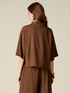 Cropped viscose shirt image number 1