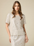 Bluse mit kurzen &Auml;rmeln aus Pailletten image number 0