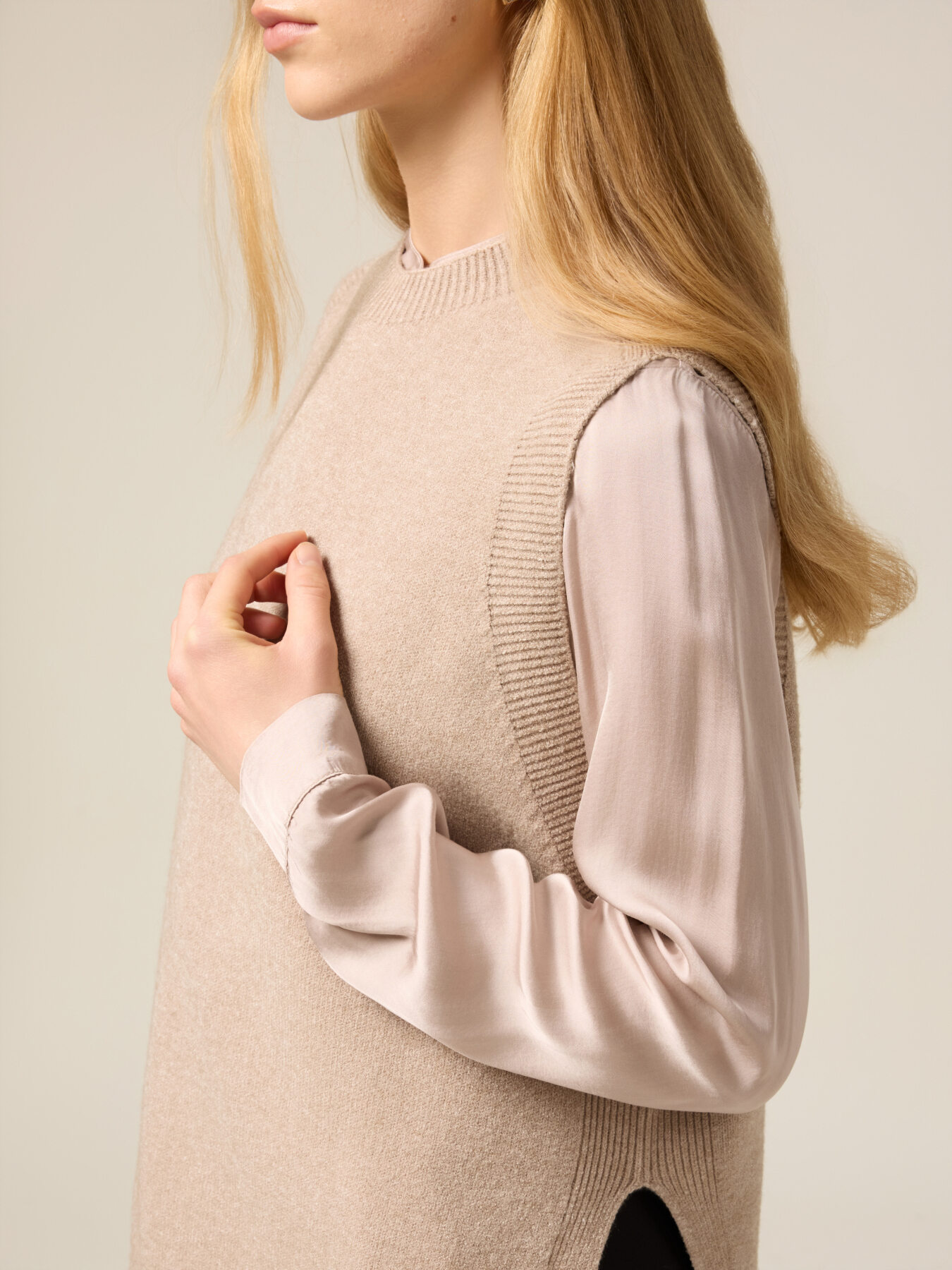 Gilet over in maglia image number 2