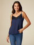 Top lencero en raso de viscosa image number 0