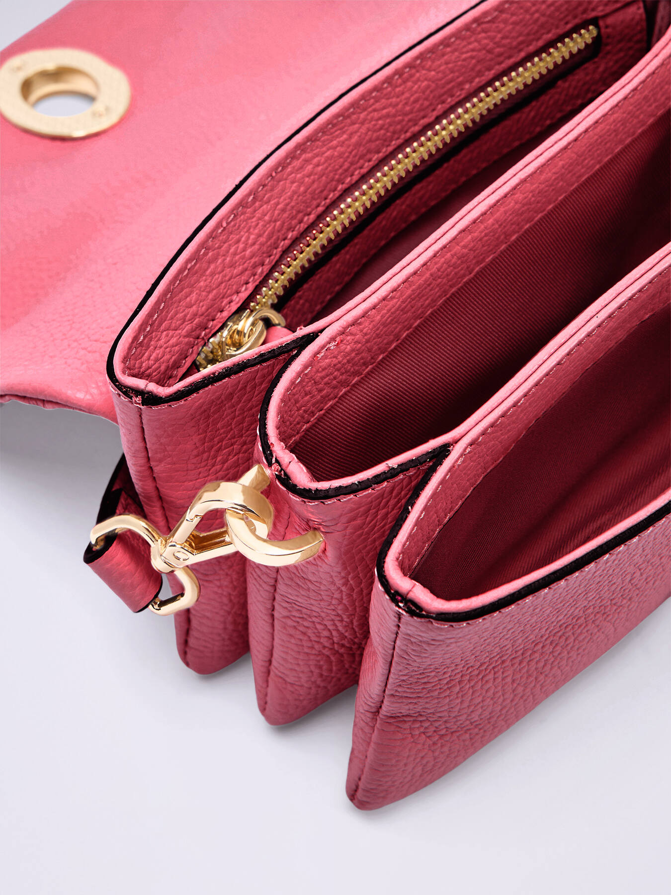 Borsa crossbody in vera pelle image number 7