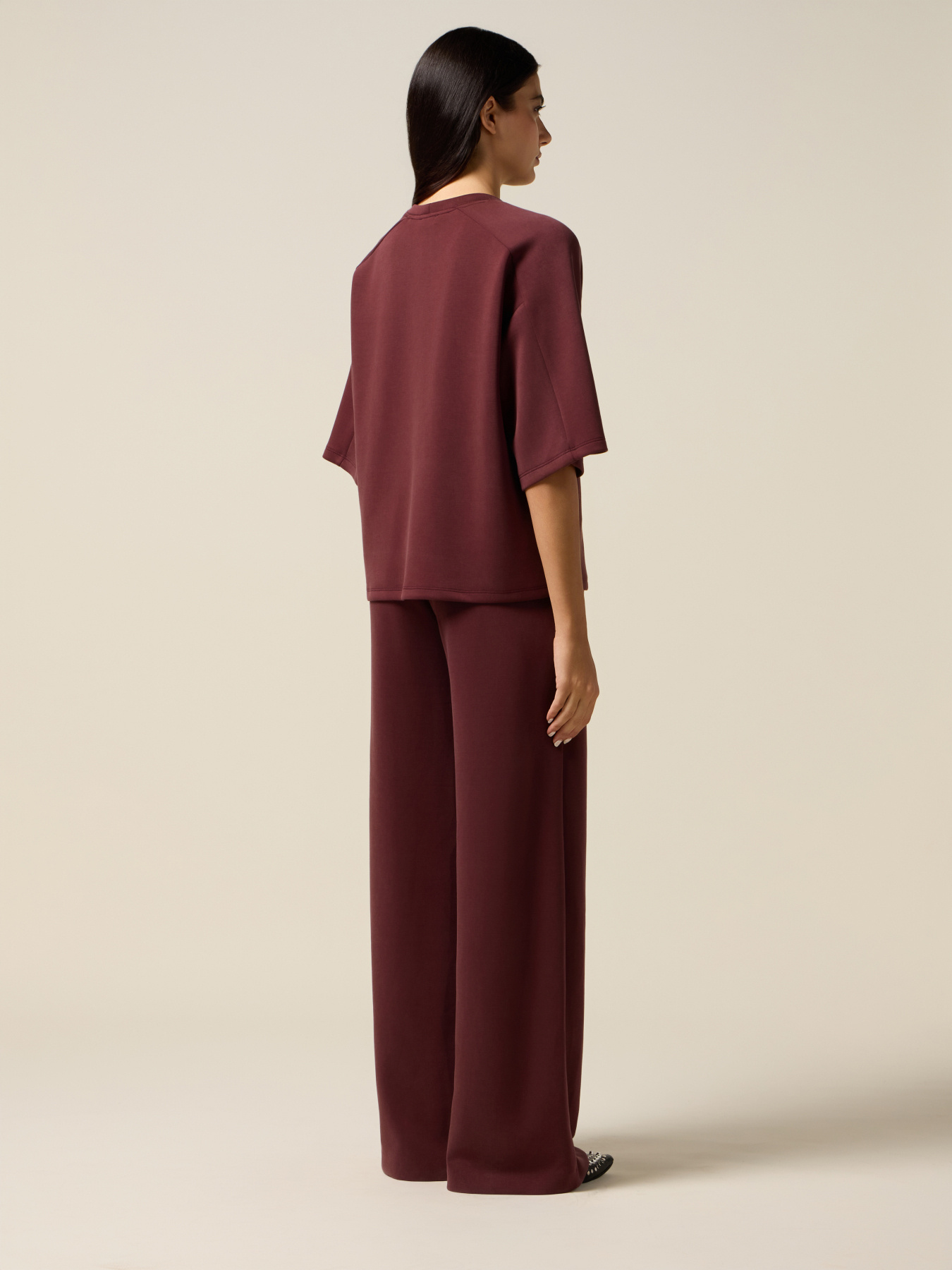 Oversized sweatshirt with gussets image number 1