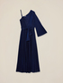 One-shoulder dress in lurex jersey image number 3