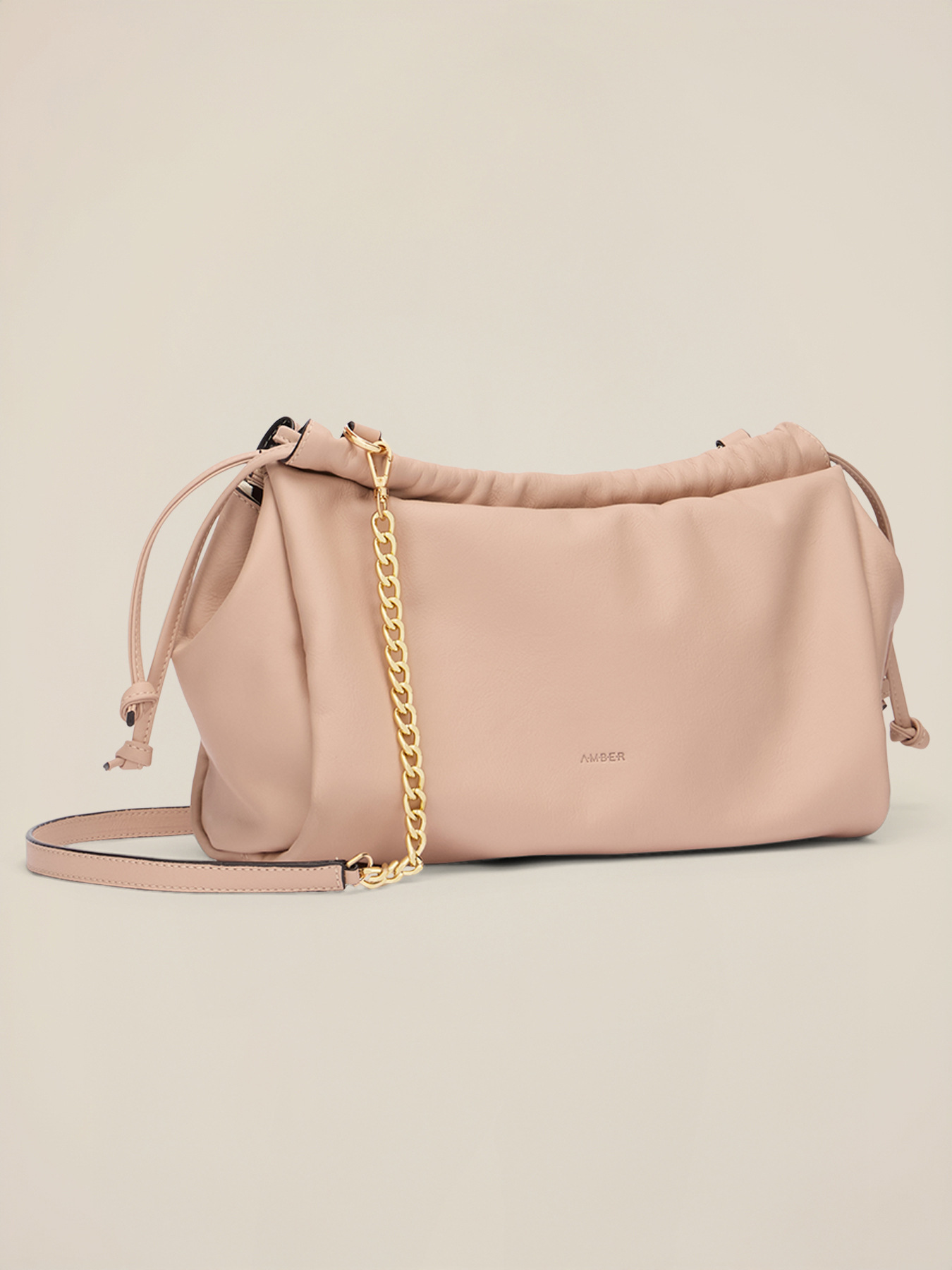 Borsa a tracolla in vera pelle image number 2